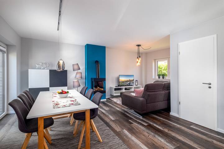 Ferienhaus für 5 Personen, mit Garten