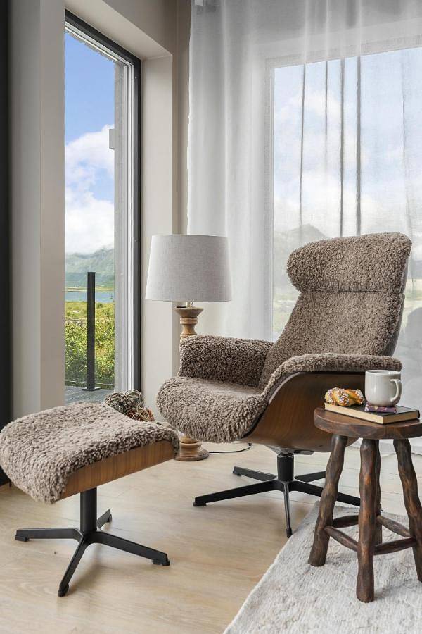 Ferienhaus für 8 Personen, mit Ausblick und Sauna sowie Terrasse in Vågan - 4