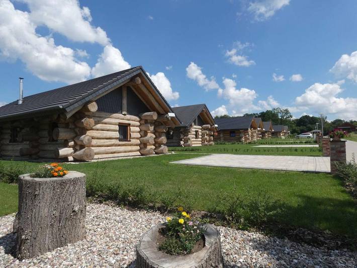 Bungalow für 3 Personen, mit Terrasse und Garten sowie Sauna und Ausblick