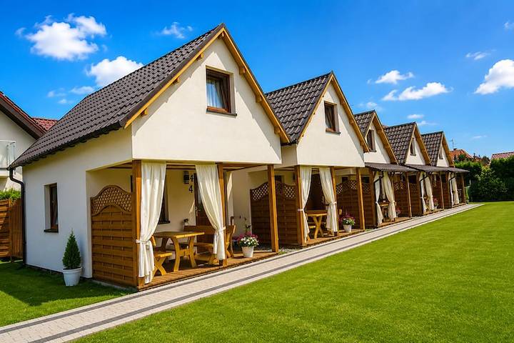Ferienhaus für 4 Personen, mit Kinderpool, kinderfreundlich in Polnische Ostsee