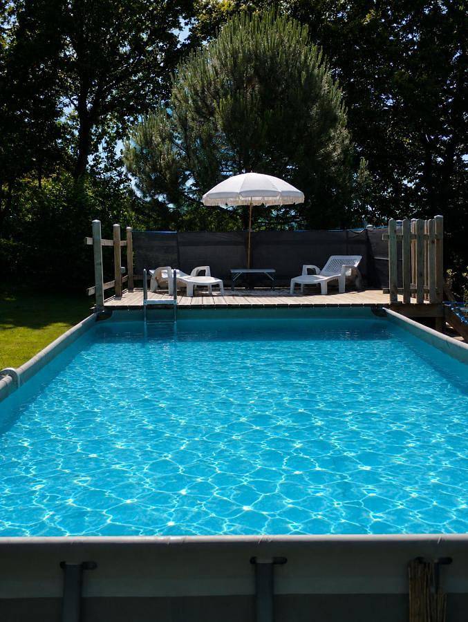 Location de vacances pour 6 personnes, avec Terrasse et Jardin ainsi que Piscine et Vue à Fontenay