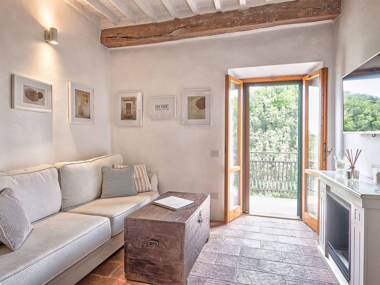 Ganze Wohnung, Charmante toskanische Wohnung mit Balkon und Blick. in Sinalunga, Siena Provinz