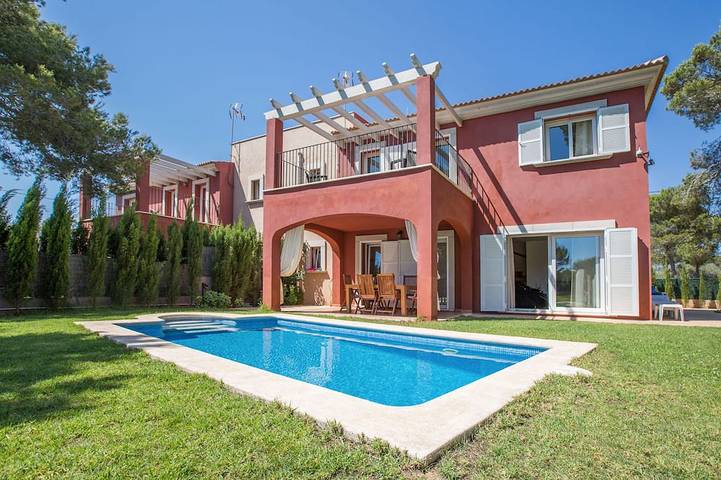 Finca mit Hund für 7 Personen, mit Garten und Terrasse in Cala Pi