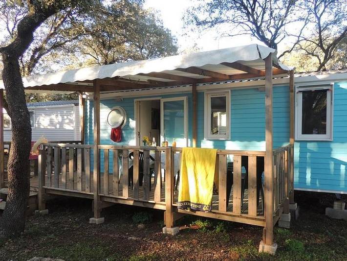 Camping le Domaine de Gajan - Mobilheim 6 personen - Confort Tribu - 3 Zimmer in Boisseron, Mittelmeerküste (Frankreich)