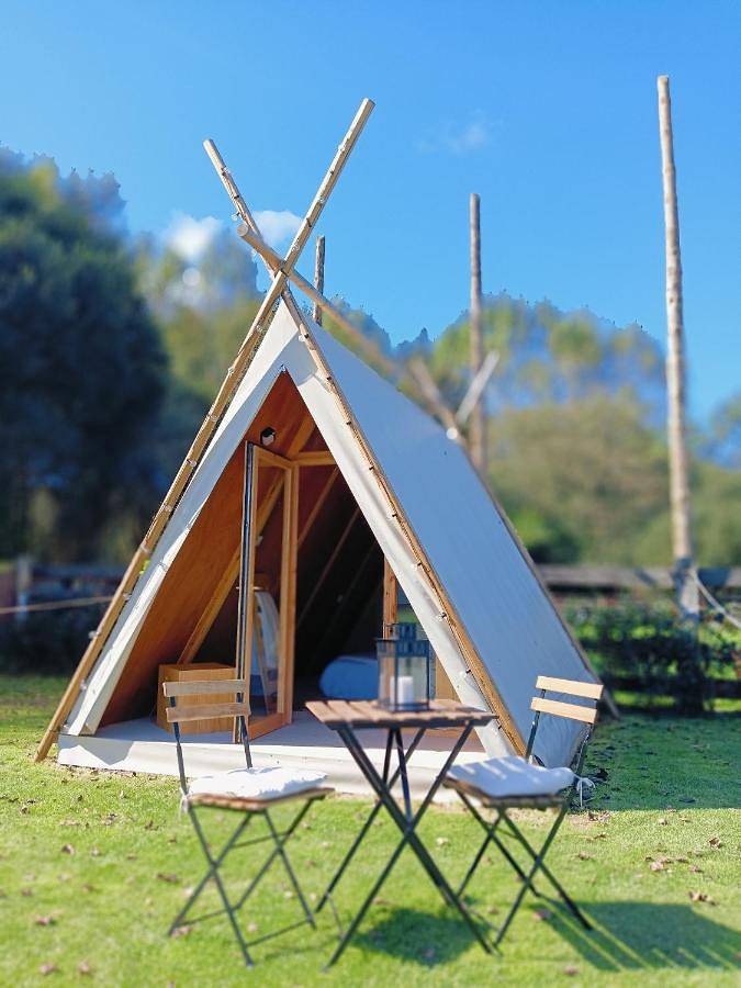 Camping pour 5 personnes, avec vue sur le lac ainsi que jardin et vue dans Galice - 3