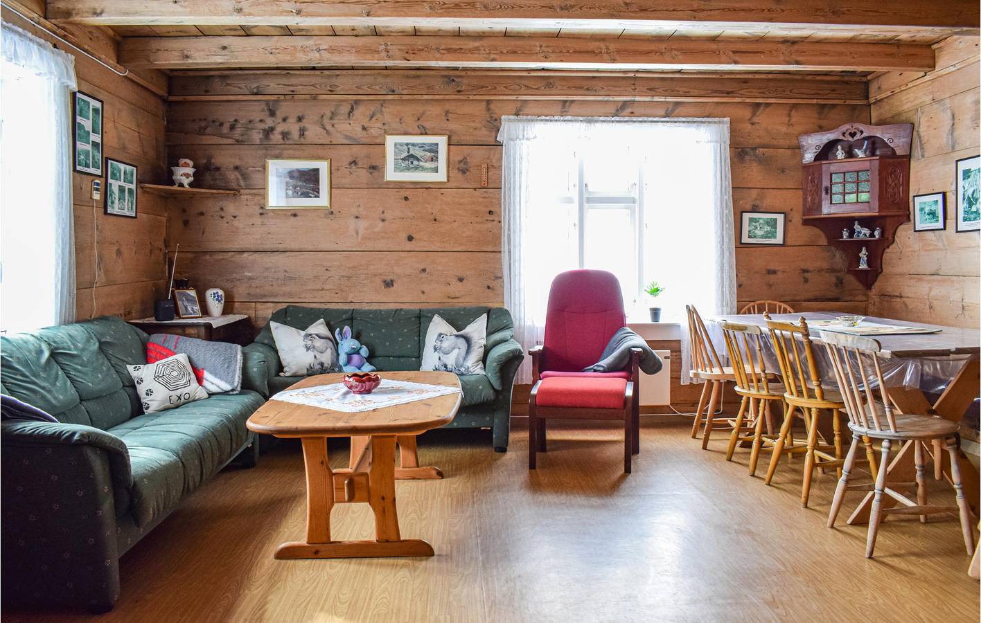 Feriehus for 10 personer med hage in Voss