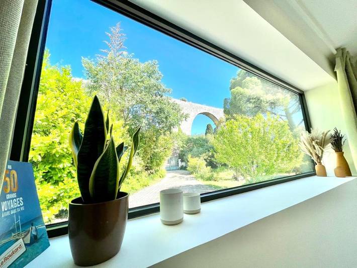 Appartement de vacances pour 2 personnes, avec Terrasse ainsi que Jardin et Vue