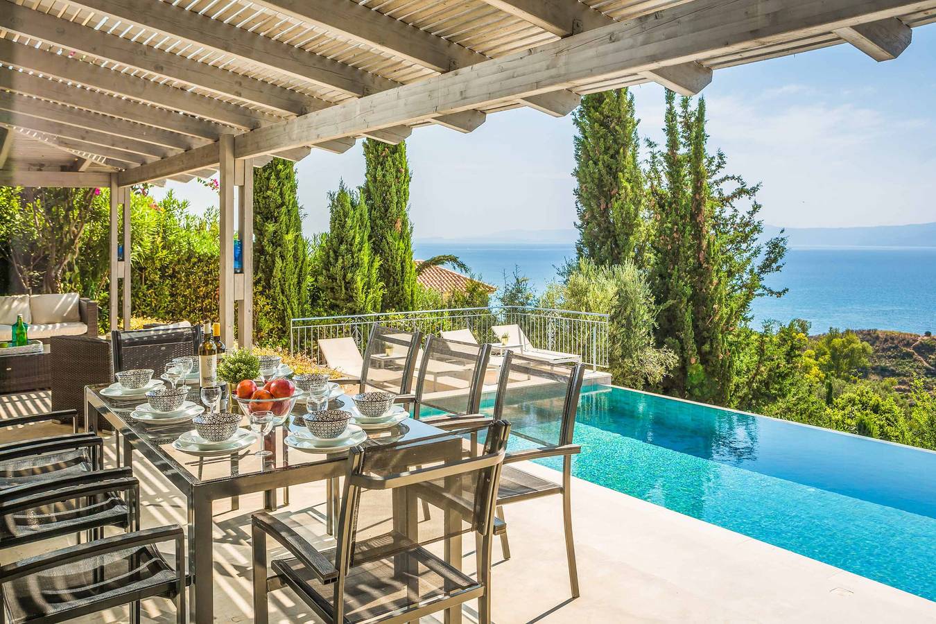 Villa für 8 Personen mit Balkon in Skala, Kefalonia