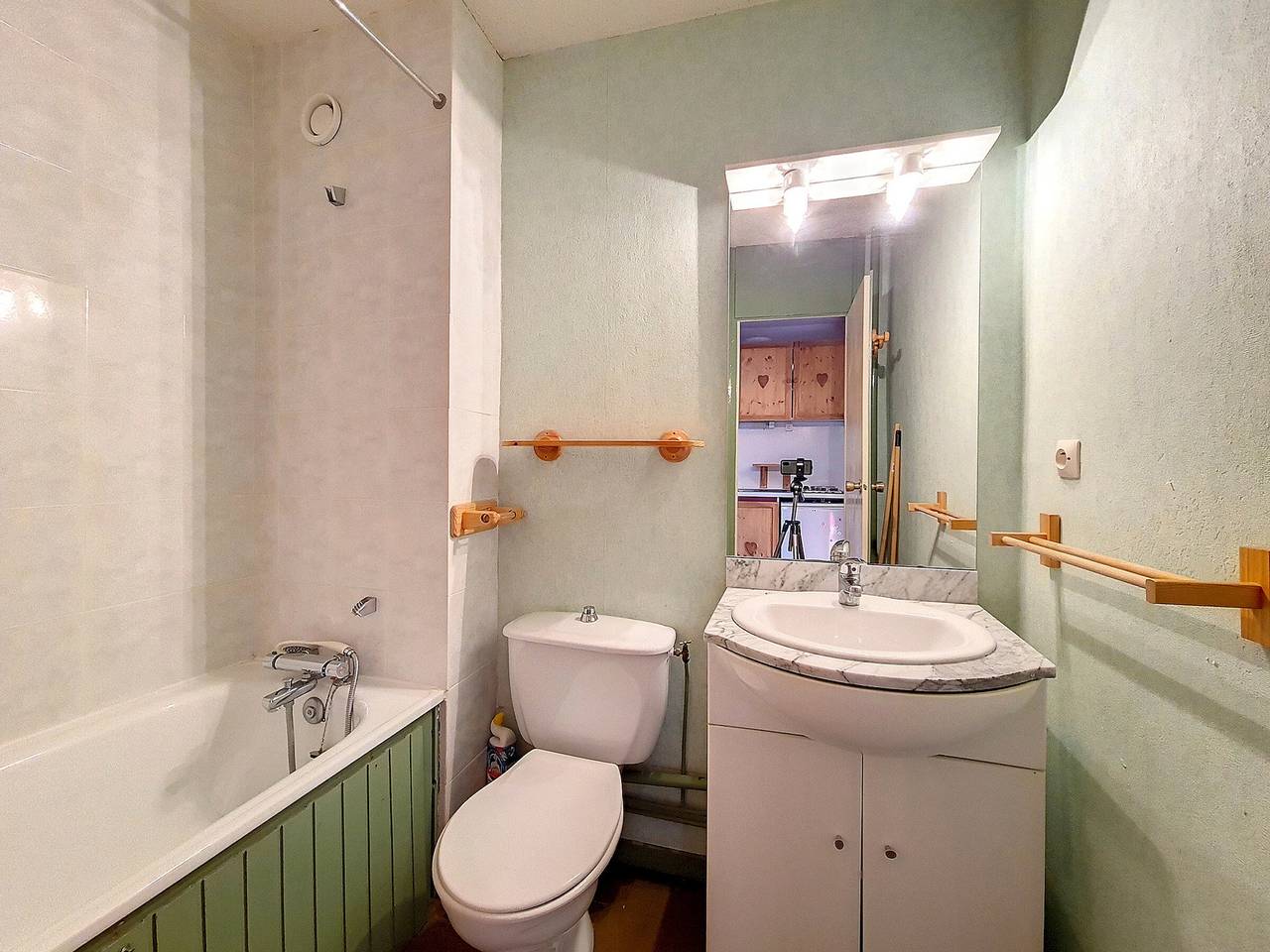 Estudio entero, Estudio luminoso al pie de pistas con balcón in Les Menuires, Saint-Martin-de-Belleville