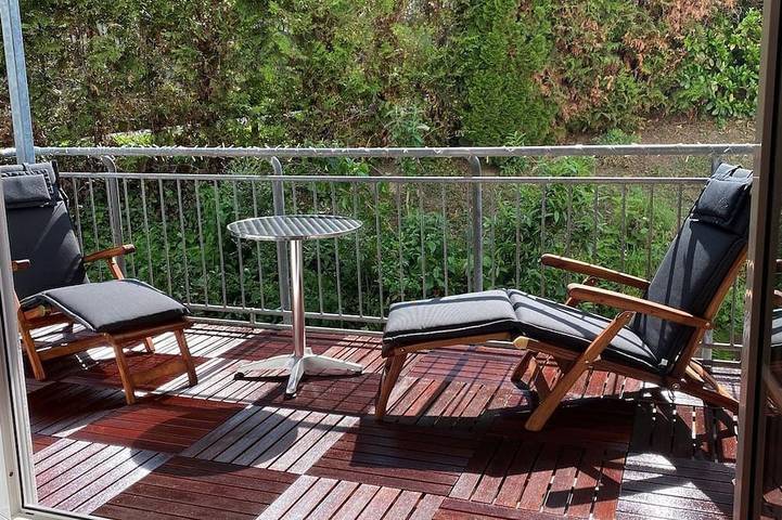 Ferienwohnung für 2 Personen, mit Balkon und Garten