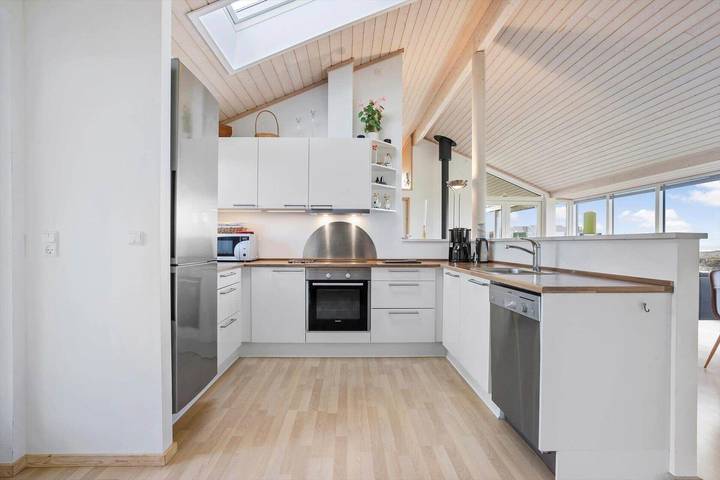 Ferienhaus mit Meerblick für 8 Personen, mit Sauna und Terrasse sowie Whirlpool in Grønhøj Strand - 3