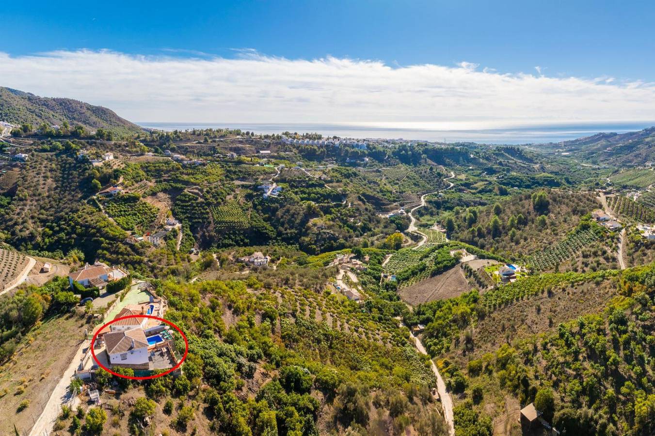 Chalet para 4 personas con balcón in Frigiliana, Costa del Sol