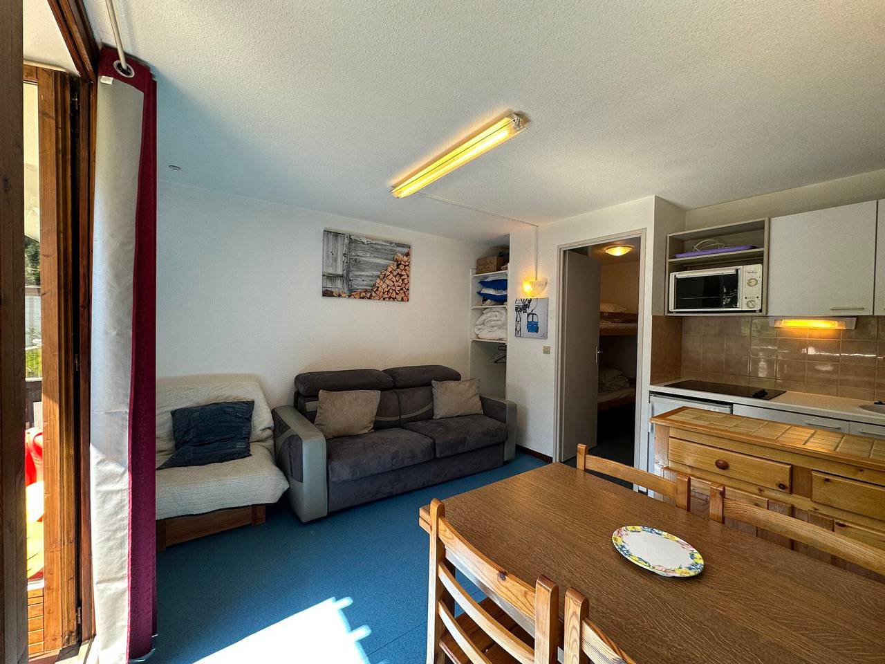 Ganzes Studio, Gemütliches Studio für 4 Personen, direkt an der Piste, Morillon 1100 in Station de Morillon, Grand Massif