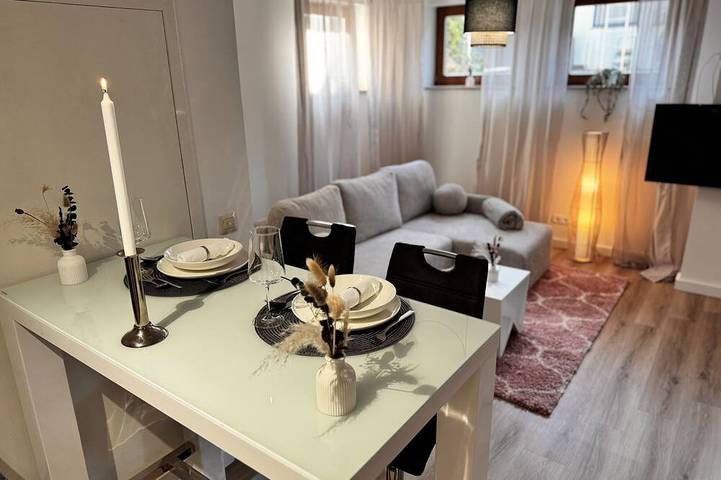 Ferienwohnung für 2 Personen, mit Garten und Balkon in Bad Mergentheim