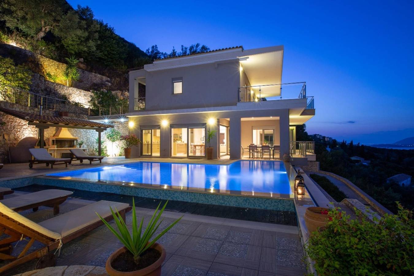 Villa Lilaea in Lefkada in Nikiana, Alexandros