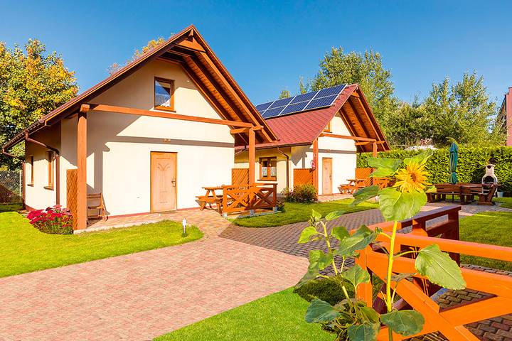 Ferienhaus für 7 Personen, mit Terrasse und Garten
