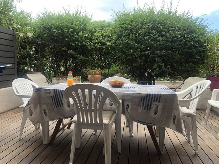 Gîte pour 4 personnes, avec piscine et terrasse, animaux acceptés dans Plage du pont tournant - 2