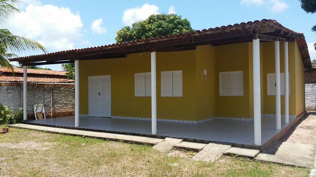 Ausgezeichnetes Haus mit Poolterrasse und Unterstützung, 200 m vom Strand von Tabuba entfernt in Barra de Santo Antônio, Alagoas
