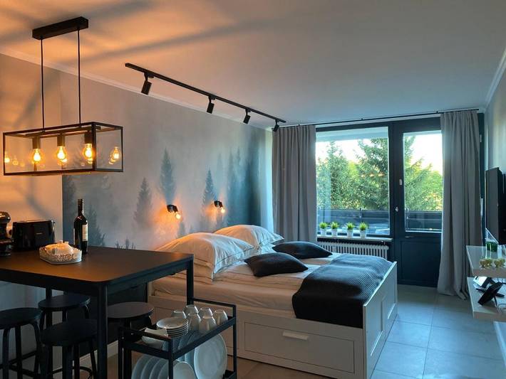 Ferienwohnung für 4 Personen, mit Balkon und Ausblick