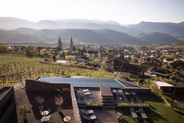 Ferienwohnung für 2 Personen, mit Seeblick und Garten sowie Sauna am Kalterer See