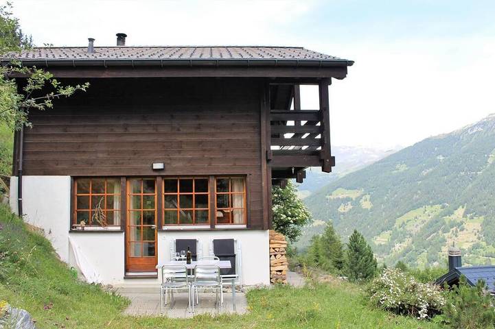 Chalet für 4 Personen, mit Garten in Grimentz