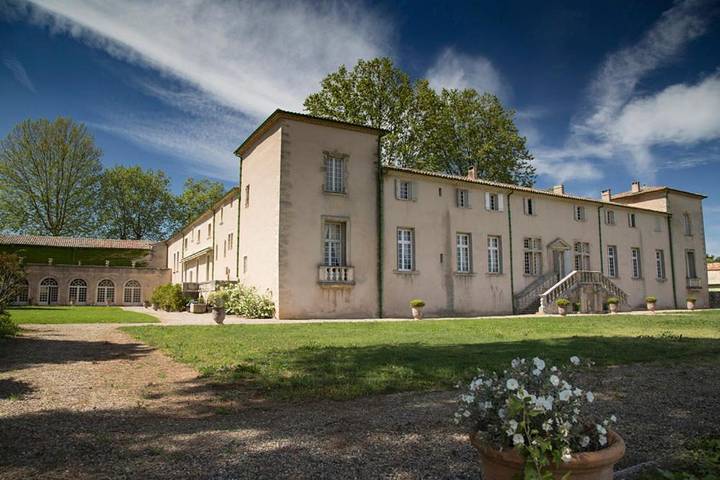 Location de vacances pour 4 personnes, avec vue ainsi que terrasse et jardin à Alignan-du-Vent - 4