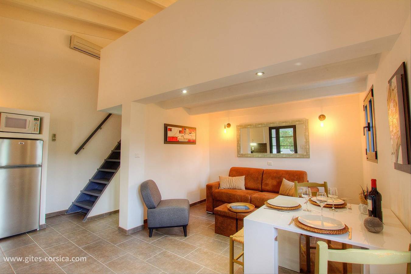 Gîte pour 2 personnes avec terrasse in Serra-di-Ferro, Région d'Ajaccio