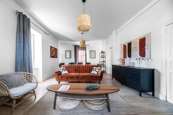 Appartement de vacances pour 4 personnes, avec vue et jardin