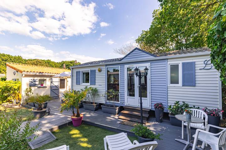 Camping für 6 Personen, mit Garten auf Île d'Oléron