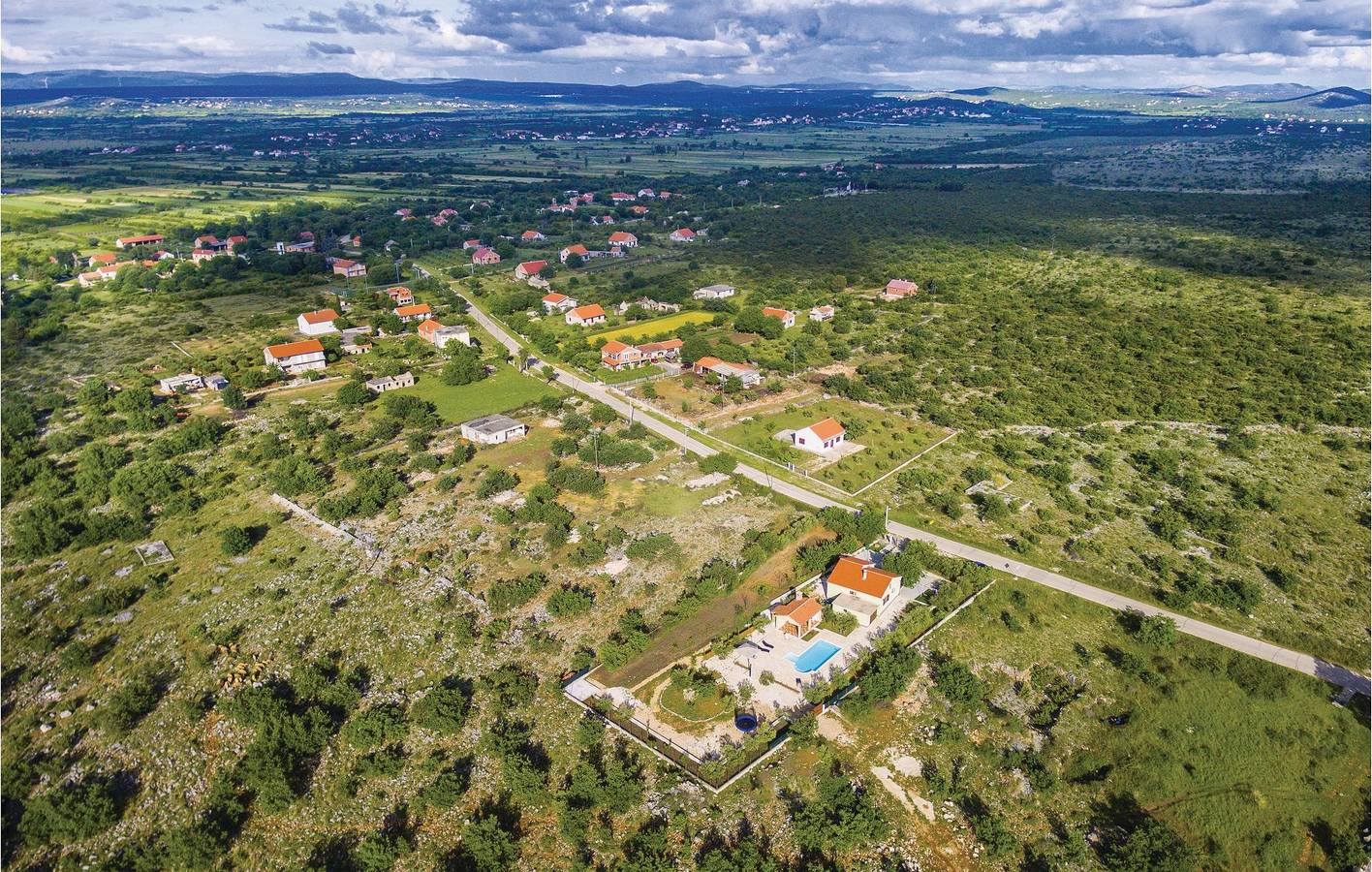 Casa de vacaciones para 6 personas con terraza in Grad Benkovac, Region De Zadar