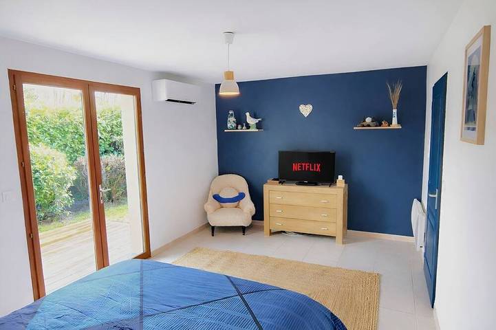 Écrin paisible 51m2 avec 2 terrasses & vélos sur le Bassin in Arès, Région d'Arcachon