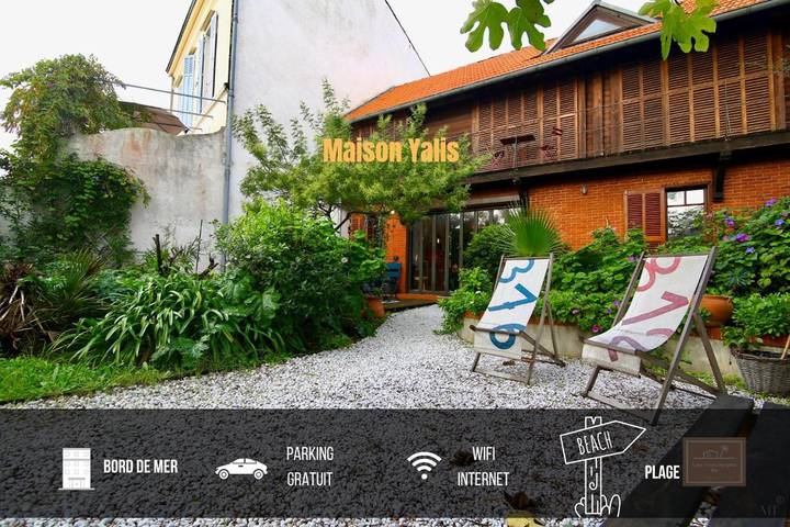 Location de vacances pour 4 personnes, avec jardin et terrasse dans Tamaris