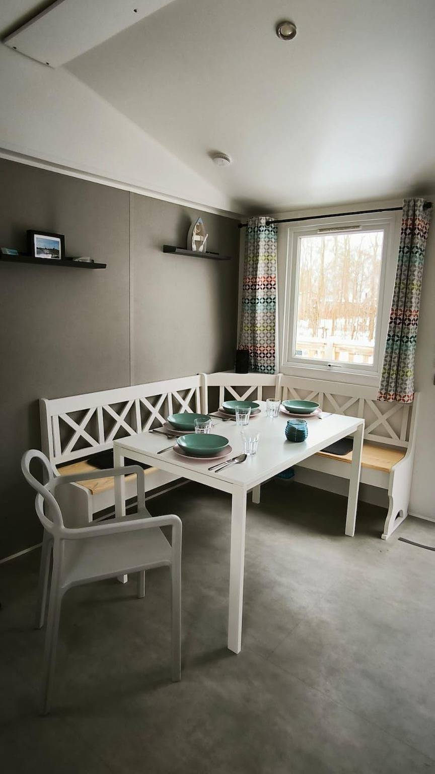 Geheel vakantieappartement, Stacaravan Herz Lauwersoog in Lauwersmeer, Nederlandse Noordzeekust