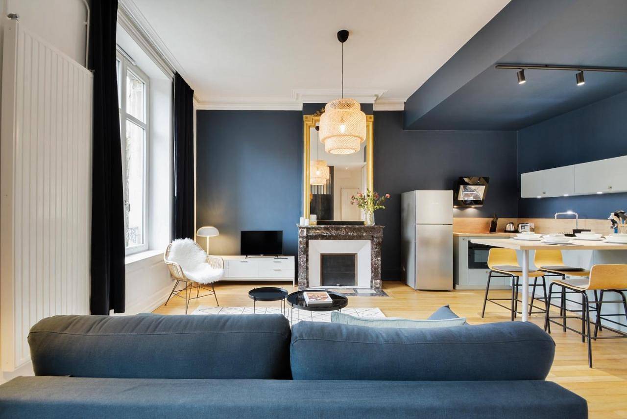 Appartement entier, Loft Doryan ! Blue Haussmannien - Centre Gare - Excelsior - 2 à 4 pers in Nancy, Région de Nancy