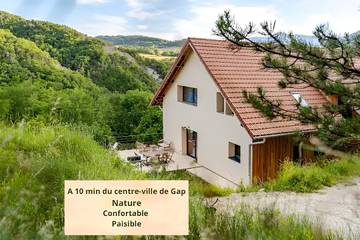 Gîte pour 6 personnes, avec jardin et terrasse, animaux acceptés à Gap