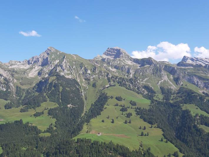 Ferienwohnung für 4 Personen, mit Garten und Ausblick in der Zentralschweiz
