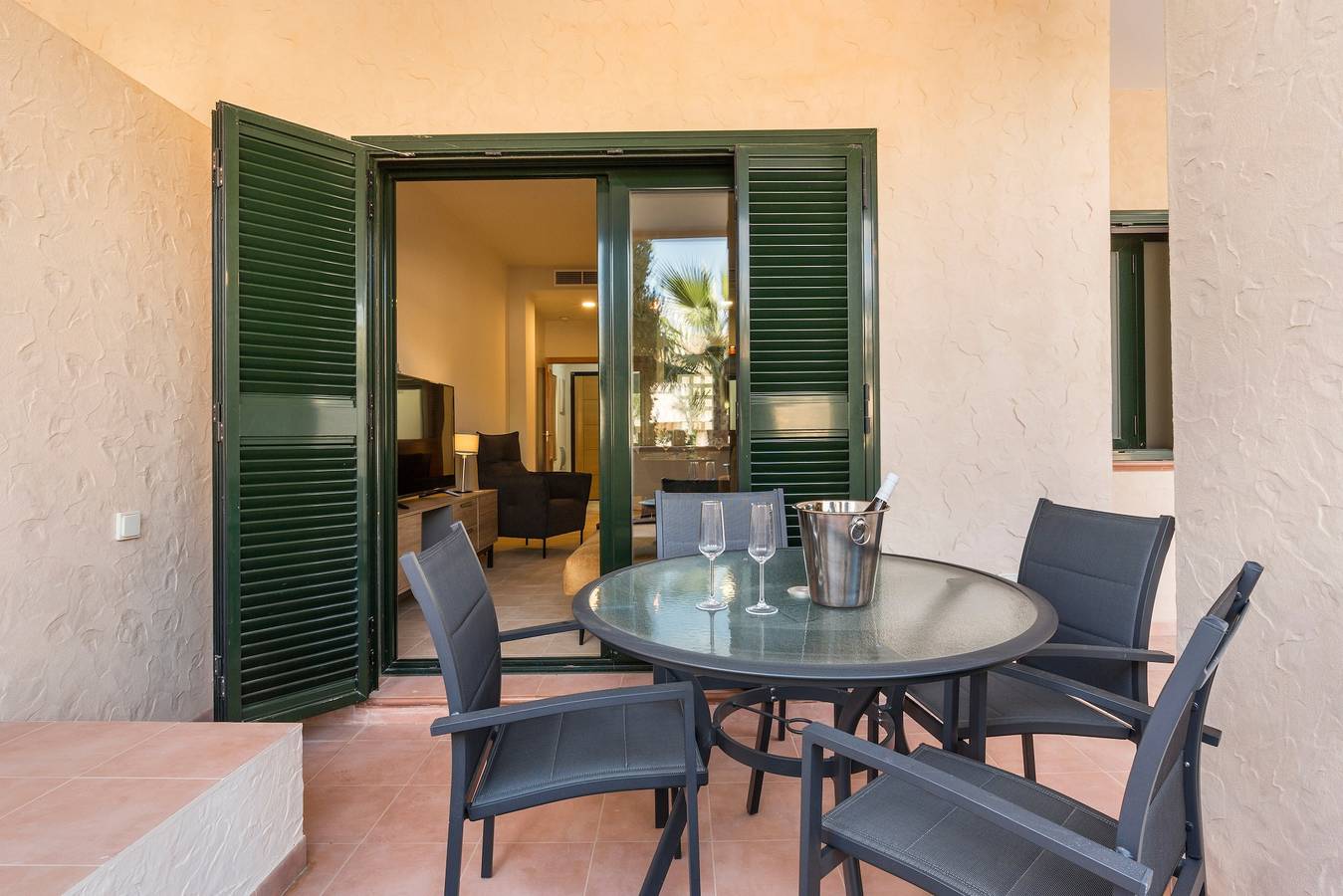 Hel leilighet, Apartment "El Oasis Malta 2 Bajo A" with Shared Pool & Wi-Fi in Hacienda del alamo, Fuente Alamo de Murcia