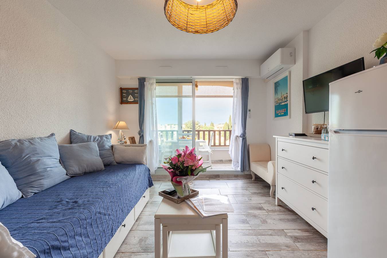 Studio entier, Studio 'Soleil Et Douceur Il' avec jardin privé, Wi-Fi et climatisation in Sanary-sur-Mer, Région de Toulon