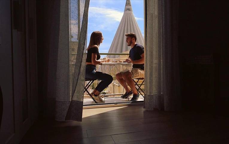 B&b per 4 persone, con Balcone e Panorama in Neapolis
