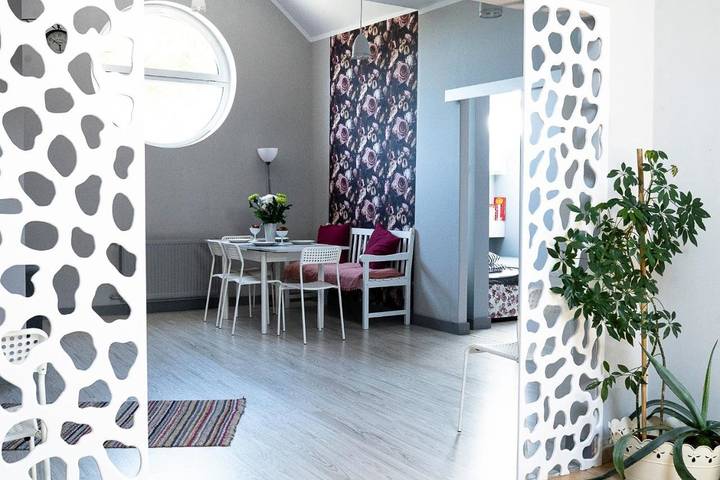 Apartament wakacyjny dla 6 osób, z Balkon i Taras oraz Widok na jezioro i Widok w Lubniewice