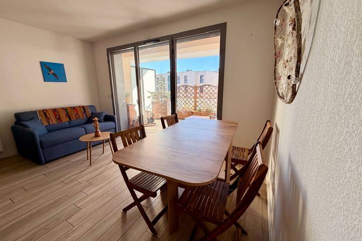 Ganze Wohnung, Ferienwohnung für 4 Personen mit Terrasse in Briançon, Serre Chevalier