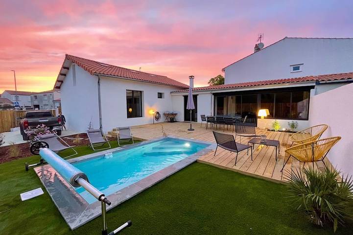 Ferienhaus für 8 Personen, mit Terrasse und Garten in La Rochelle