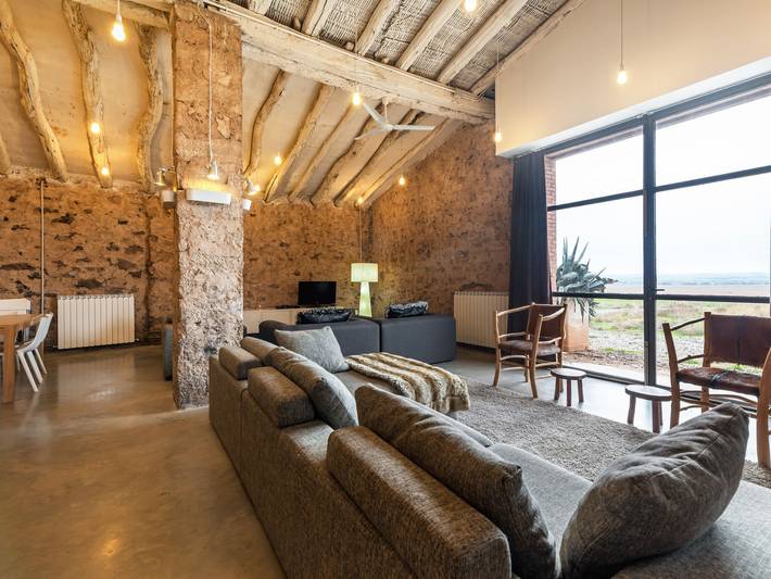 Gîte pour 8 personnes, avec Balcon ainsi que Terrasse et Jardin