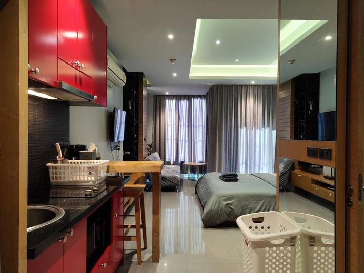 Appartement de vacances pour 2 personnes, avec vue ainsi que piscine et balcon