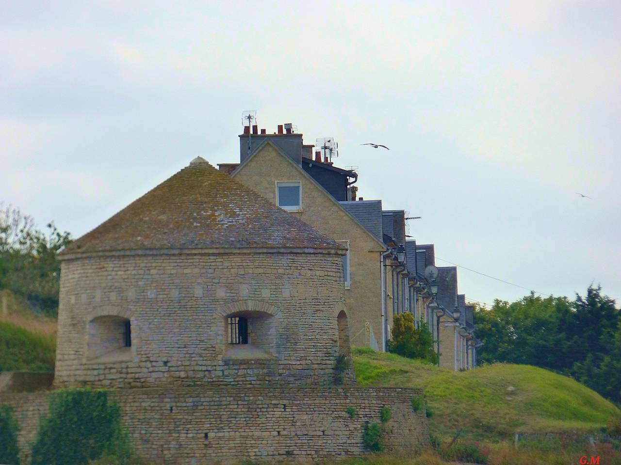 La Tour Vauban - Vue sur le port in Port-en-Bessin-Huppain, Région de Bayeux