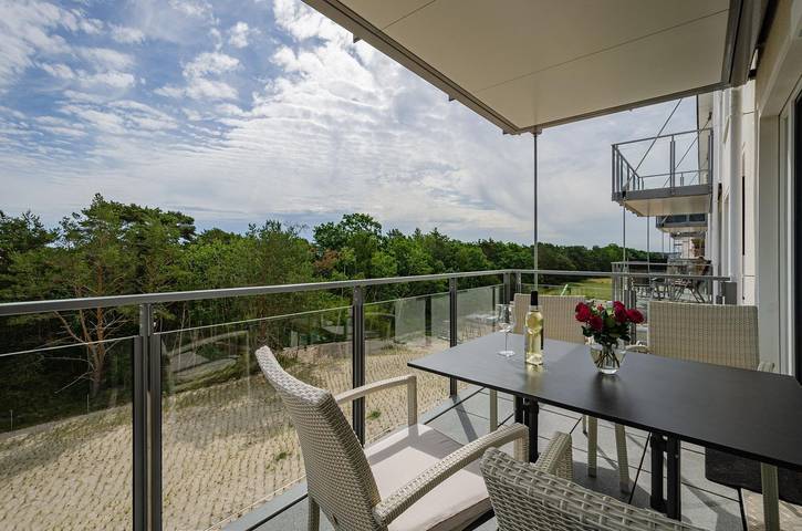 Geheel appartement, Fewo Auszeit: Familienfreundliches Apartment mit Etagenbett & Meerblick – Prora in Strand Prora, Binz