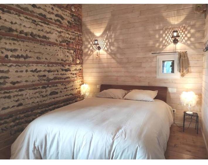 Maison d’hôte pour 3 personnes, avec vue et jardin à Pibrac
