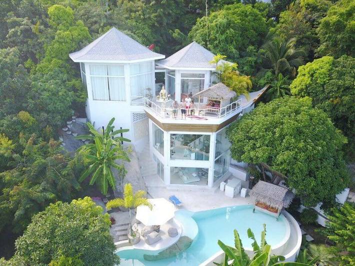 Villa für 10 Personen, mit Ausblick und Garten, mit Haustier auf Koh Samui