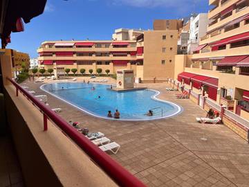 Ferienwohnung für 4 Personen, mit Ausblick und Garten sowie Kinderpool und Pool in Santiago del Teide