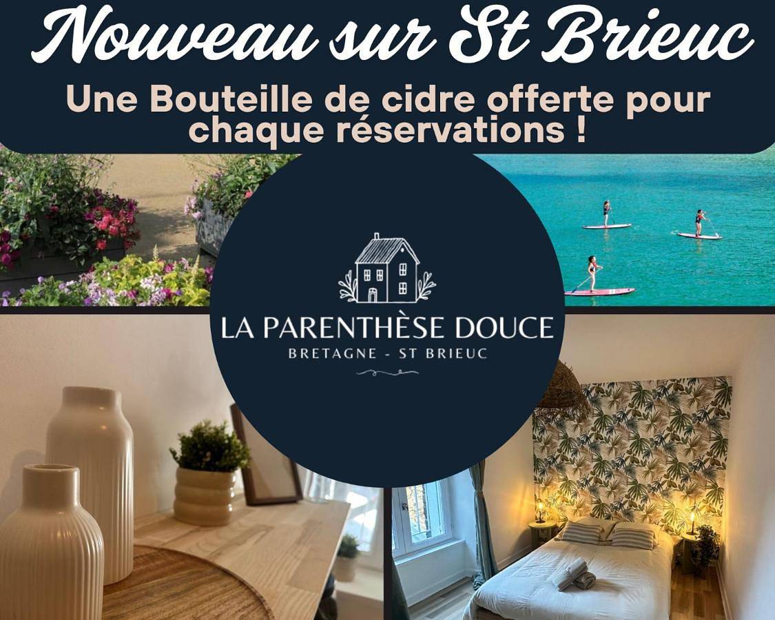 Appartement entier, La Parenthèse Douce in Saint-Brieuc, Côte de Goëlo
